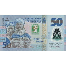 P37 Nigeria - 50 Naira Year 2010 (Comm.)